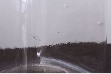 アンティーク雑貨　昭和レトロ　アンティークガラス瓶大小2個セット(2)