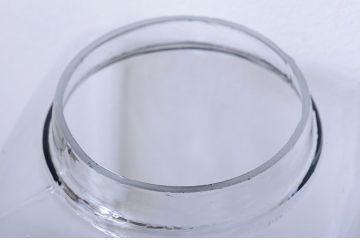 アンティーク雑貨　昭和レトロ　アンティークガラス瓶大小2個セット(2)