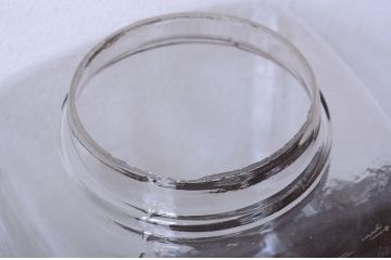 アンティーク雑貨　昭和レトロ　アンティークガラス瓶大小2個セット(2)