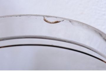 アンティーク雑貨　昭和レトロ　アンティークガラス瓶大小2個セット(2)