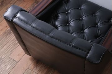 ヴィンテージ家具　ブランド家具　ビンテージカリモク　1人掛けソファ(1)