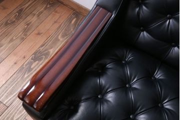 ヴィンテージ家具　ブランド家具　ビンテージカリモク　1人掛けソファ(2)