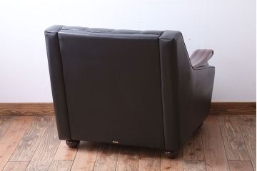 ヴィンテージ家具　ブランド家具　ビンテージカリモク　1人掛けソファ(2)