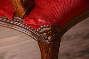 中古　イタリア家具　高級感あふれる2人掛けソファ