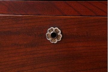 アンティーク家具　和製アンティーク　前面欅材!漆塗りの衣装箪笥ローボード(2)