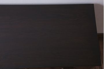 アンティーク家具　和製アンティーク　前面栗材!鉄脚付きローチェスト(1)