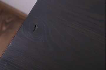 アンティーク家具　和製アンティーク　前面栗材!鉄脚付きローチェスト(1)