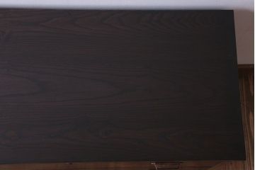 アンティーク家具　和製アンティーク　前面栗材!鉄脚付きローチェスト(2)