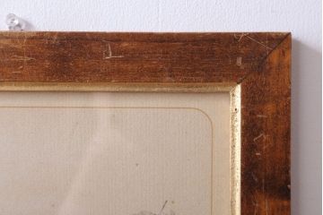 アンティーク雑貨　イギリスビンテージ　壁掛け絵画　フレーム(The young shepherd)