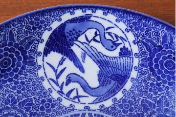 アンティーク雑貨　古民具・骨董　明治期　大黒の図　アンティーク印判皿