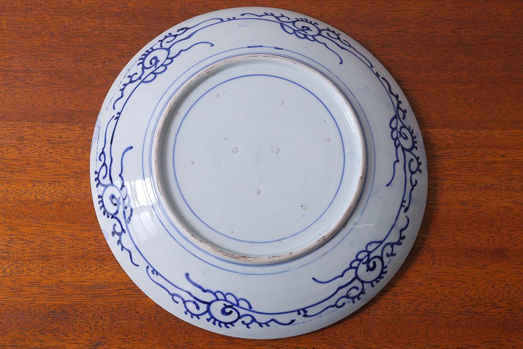 771『印判 星の図 皿』　/骨董品 古美術 古道具 アンティーク 古玩 771『印判 星の図 皿』 /骨董品 古美術 古玩 アンティーク