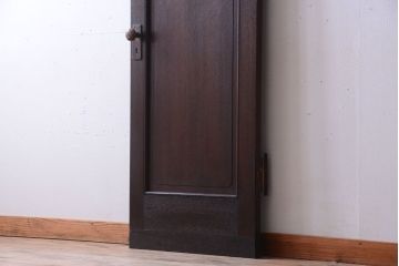 大正ロマン　当時物色ガラス入り!和製アンティークドア(3)