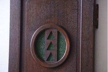 大正ロマン　当時物色ガラス入り!和製アンティークドア(3)