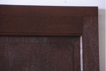 大正ロマン　当時物色ガラス入り!和製アンティークドア(3)