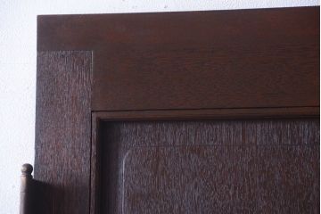 大正ロマン　当時物色ガラス入り!和製アンティークドア(3)