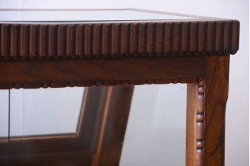アンティーク家具　和製アンティーク　高級品!古いナラ材の上質なショーケース(ガラスケース)