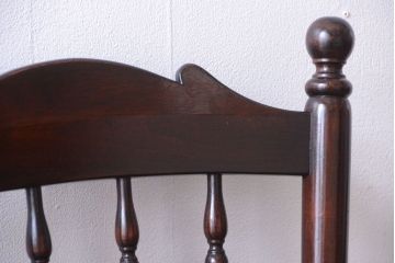ビンテージ　松本民芸家具　16型　スピンドルチェア2脚セット(2)