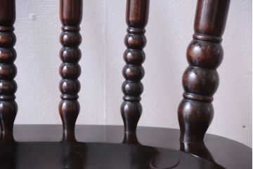 ビンテージ　松本民芸家具　16型　スピンドルチェア2脚セット(2)