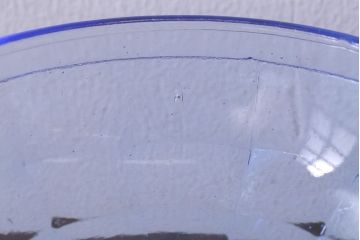 アンティーク雑貨　和製アンティーク　レトロな氷コップ2個セット(プレスガラス)(2)