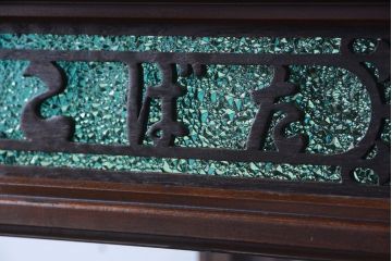 アンティーク家具　大正ロマン　脚付き!古いタバコ屋の当時物色ガラス入りアンティーク縦型ガラスケース