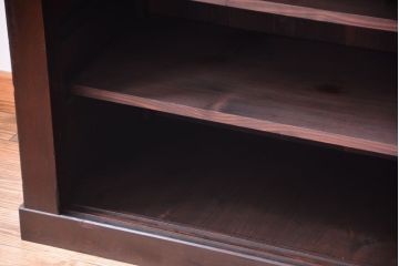 アンティーク家具　古民具・骨董　和モダンスタイル!縦桟引き戸の六尺水屋箪笥サイドボード