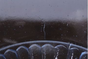 アンティーク雑貨　昭和レトロ　氷コップ2個セット(プレスガラス)(1)