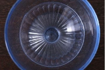 アンティーク雑貨　昭和レトロ　氷コップ2個セット(プレスガラス)(1)