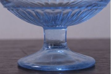 アンティーク雑貨　昭和レトロ　氷コップ2個セット(プレスガラス)(1)
