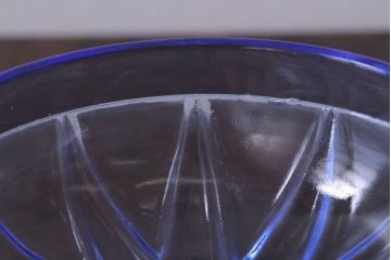 アンティーク雑貨　和製アンティーク　レトロな氷コップ(プレスガラス)
