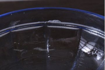アンティーク雑貨　昭和レトロ　氷コップ2個セット(プレスガラス)(3)