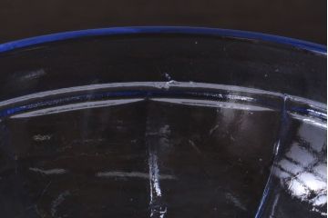 アンティーク雑貨　昭和レトロ　氷コップ2個セット(プレスガラス)(3)