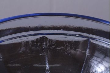 アンティーク雑貨　和製アンティーク　レトロな氷コップ3個セット(プレスガラス)