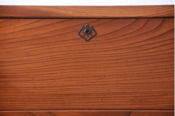 アンティーク家具　和製アンティーク　前面欅材!和モダンな4杯チェスト(衣装箪笥)