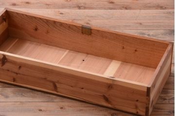 アンティーク家具　和製アンティーク　前面欅材!和モダンな4杯チェスト(衣装箪笥)