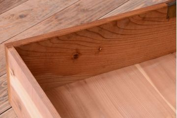 アンティーク家具　和製アンティーク　前面欅材!和モダンな4杯チェスト(衣装箪笥)