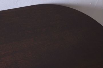 アンティーク家具　和製アンティーク　古いナラ材の上質なオーバル(楕円)型ダイニングテーブル