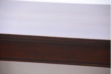 アンティーク家具　和製アンティーク　古いナラ材の上質なオーバル(楕円)型ダイニングテーブル