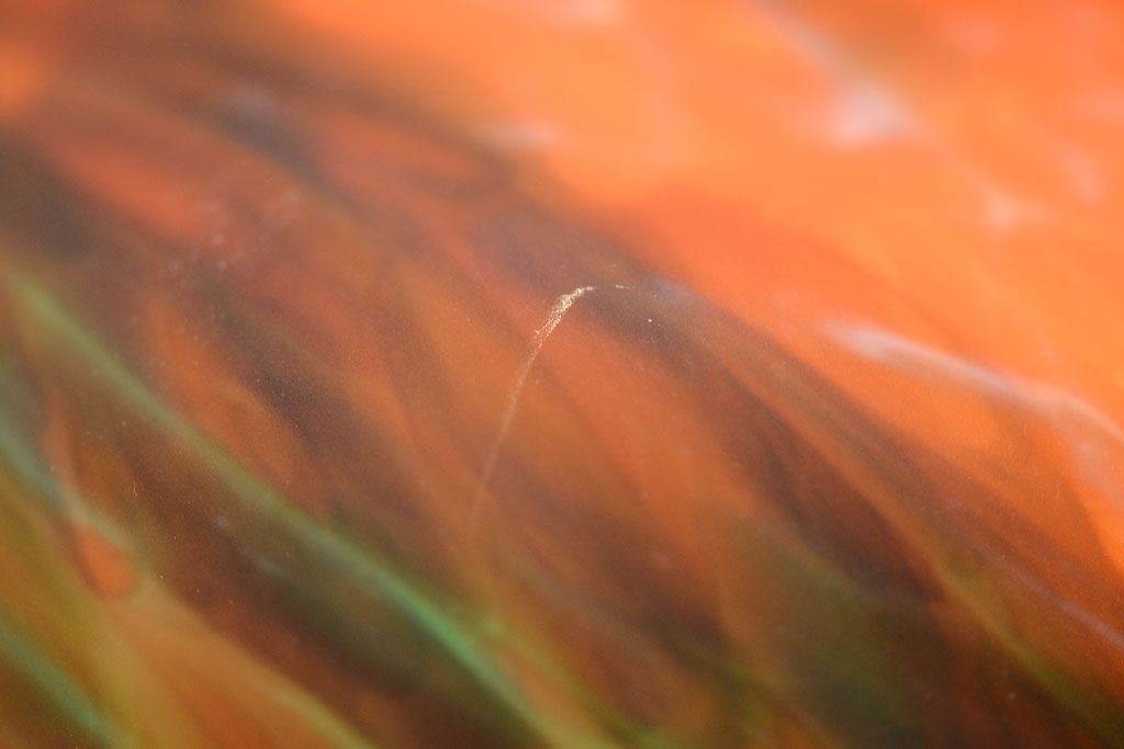 中古　マーブルガラスのペンダントライト(天井照明)