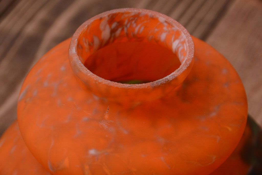 中古　マーブルガラスのペンダントライト(天井照明)