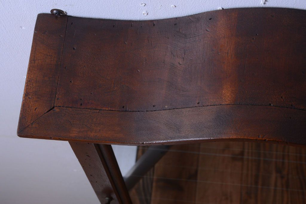 中古　海外輸入家具　木製の壁掛けギャラリーケース(ショーケース)