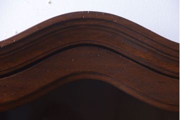 中古　海外輸入家具　木製の壁掛けギャラリーケース(ショーケース)