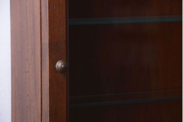 中古　海外輸入家具　木製の壁掛けギャラリーケース(ショーケース)