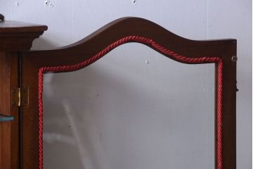 中古　海外輸入家具　木製の壁掛けギャラリーケース(ショーケース)