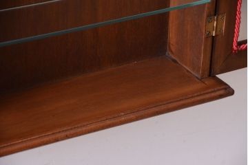 中古　海外輸入家具　木製の壁掛けギャラリーケース(ショーケース)