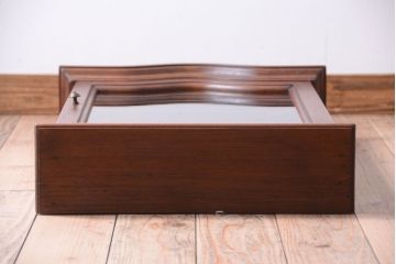 中古　海外輸入家具　木製の壁掛けギャラリーケース(ショーケース)