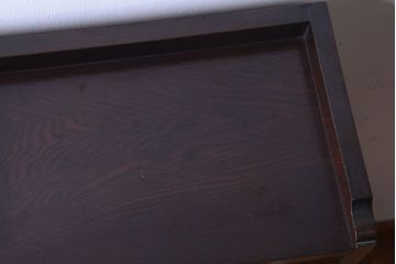 アンティーク家具　和製アンティーク　シャッター付き!縦型の小ぶりな高級収納棚