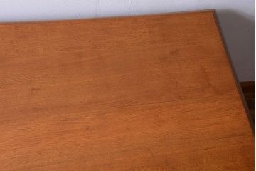 アンティーク家具　和製アンティーク　古いナラ材の上質な組み立て式両袖机(デスク)