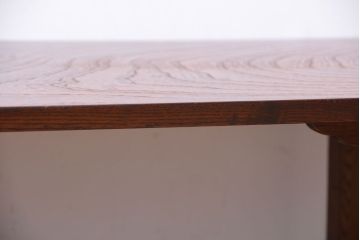 アンティーク家具　和製アンティーク　欅材!折り畳み脚の二月堂机(座卓・ちゃぶ台)