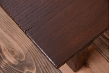 アンティーク家具　和製アンティーク　総栗材!折り畳み脚の二月堂机(座卓・ちゃぶ台)