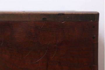 アンティーク雑貨　古民具・骨董　古い欅材!アンティーク角火鉢